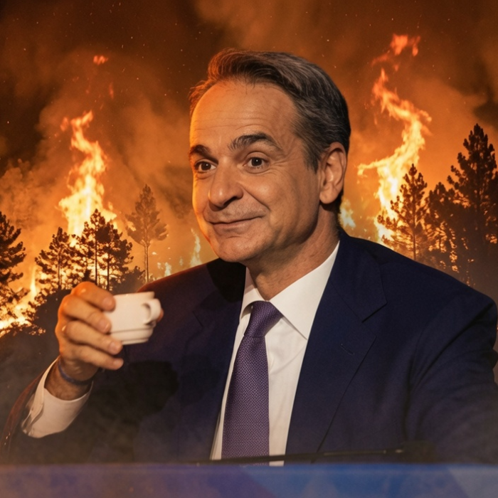 Ενώ η Ελλάδα φλέγεται, ο Κ.Μητσοτάκης κάνει προεκλογικό απολογισμό προσπερνώντας τις καταστροφές από τις πυρκαγιές, για τις οποίες όπως έγραψε «ευθύνεται η φύση και η ένταση των καιρικών φαινομένων που υπερβαίνουν τον σχεδιασμό της κυβέρνησης» – Ξανά ψηφίστε τον…