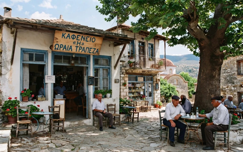 Σχέδιο ερήμωσης στα χωριά: Πρώτα έκλεισαν τα ΕΛΤΑ, τώρα κάνουν ATM τα καφενεία!