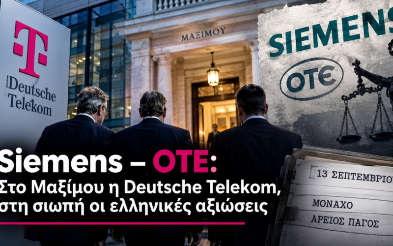 Siemens – ΟΤΕ: Στο Μαξίμου η Deutsche Telekom, στη σιωπή οι ελληνικές αξιώσεις;