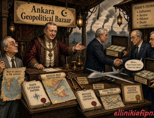 Το γεωπολιτικό «παζάρι» της Άγκυρας και η Ελληνική αυταπάτη: Γιατί η Δύση ανέχεται τον Ερντογάν…