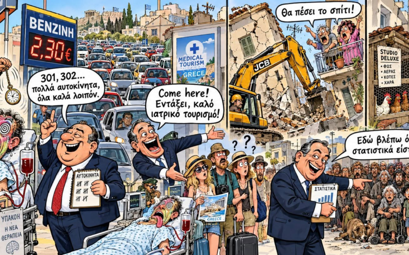 Ανεργία, καύσιμα, υγεία, κατοικία και…παντεσπάνι!