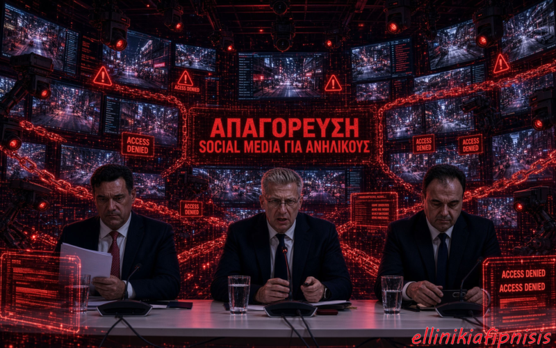 Απαγόρευση social: Ψηφιακή «χούντα» από Γενάρη – Πρώτα τα παιδιά, μετά όλοι! Δες τα ύπουλα «ψιλά γράμματα» του νέου μέτρου και αφυπνίσου επιτέλους…!