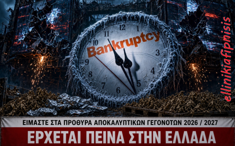 Είμαστε στα πρόθυρα αποκαλυπτικών γεγονότων – Η σχεδιασμένη παγκόσμια πτώχευση προ των πυλών…