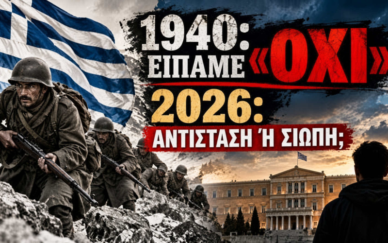 Το ΟΧΙ δεν ήταν επέτειος. Ήταν στάση ζωής  και σήμερα μας ζητά λογαριασμό…