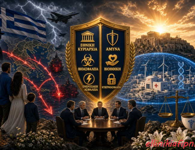 Γεωπολιτική Ασφάλεια, Βιοασφάλεια και Βιοηθική. Τι χρειάζεται πραγματικά η Ελλάδα…