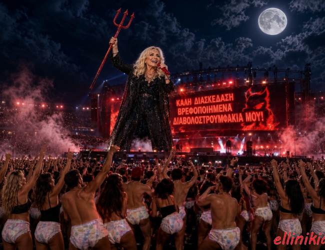 Η δαιμονική φάκα του ΟΑΚΑ: Αποκρυφισμός και αυτο-βρεφοποίηση στην συναυλία της Άννας Βίσση, λίγο προτού η Ελλάδα σβήσει…