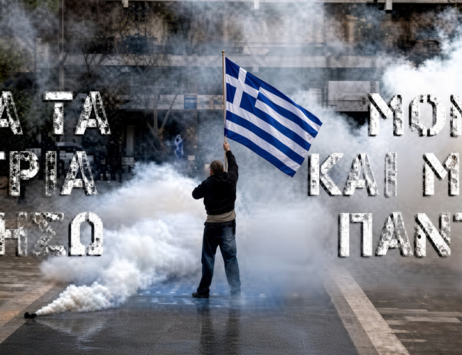 Η ελευθερία της ιερής Ελλάδος μας πάνω από τις κοινοβουλευτικές έδρες της νεοταξικής υποκρισίας…