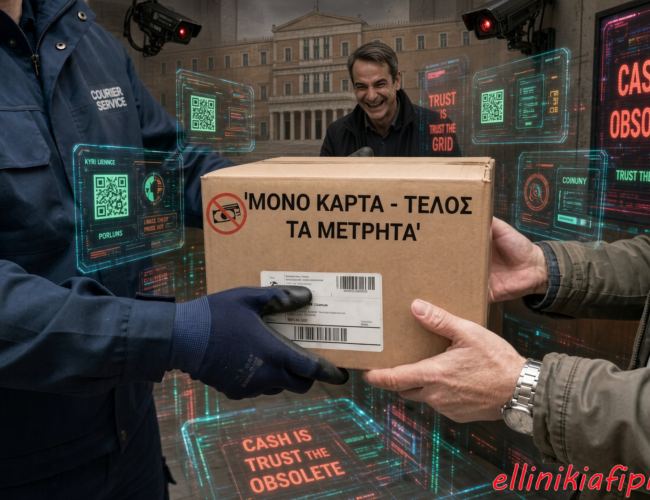 Η κυβέρνηση Μητσοτάκη μας κάνει και επίσημα δούλους των τραπεζών – Καταργούν την αντικαταβολή με μετρητά, πολλαπλασιάζοντας τους κινδύνους υποκλοπής στοιχείων μέσω hacking…