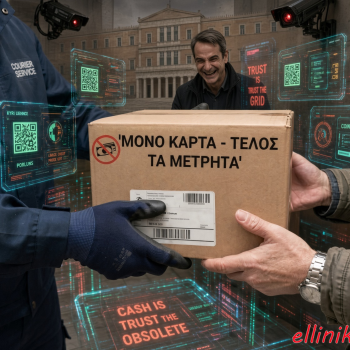 Η κυβέρνηση Μητσοτάκη μας κάνει και επίσημα δούλους των τραπεζών – Καταργούν την αντικαταβολή με μετρητά, πολλαπλασιάζοντας τους κινδύνους υποκλοπής στοιχείων μέσω hacking…