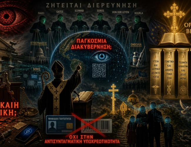 H παρέμβαση Βιγκάνο για την Παγκόσμια Διακυβέρνηση: Η ευθύνη της Ελλάδας και ο ρόλος της Ορθόδοξης Εκκλησίας…